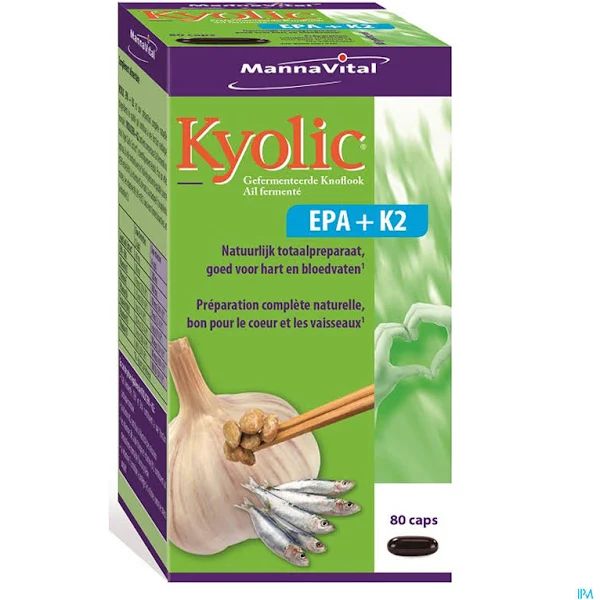 MannaVital Kyolic EPA + K2 Capsules
