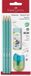 Faber-Castell Schoolset - 3x Grafiet Potloden HB, Gum & Puntenslijper