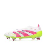 adidas Predator Elite LL SG Voetbalschoenen, wit/roze