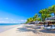 VGDesign Strand met ligbedden 70x50 tuinposter banner
