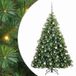 vidaXL Kunstkerstboom met 300 LED, Standaard, Groen, 180 cm, PE en PVC