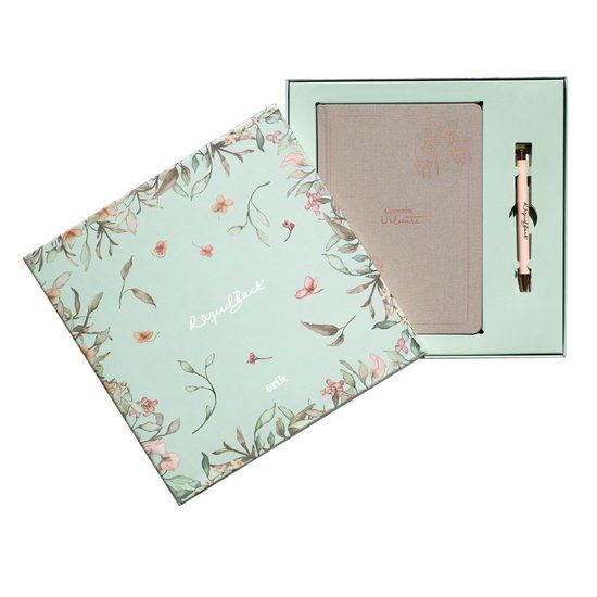 Grupo Erik - Raquel Beck Set Premium A5 With Pen Notitieboek - Multicolours