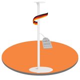 PureMounts Luidsprekerstandaard voor Sonos Era 300, luidsprekerstandaard, luidsprekerstandaard met kabelmanagement, 5 kg draagkracht, wit