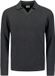 No Excess Longsleeve Poloshirt Riva Antraciet - Maat L - Heren