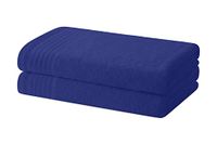 Degrees home Set van 2 badhanddoeken of douchehanddoeken, 100% katoen, 480 g/m², 130 x 65 cm