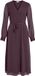 VILA Maxi-jurk VIFALIA lane mouwen Polyester Fig