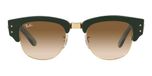 Ray-ban Mega Clubmaster Rb 0316s Lunettes de soleil unisexe vert carrées marron 50mm