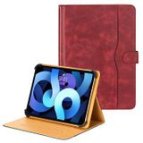 Étui universel en cuir bicolore pour tablette - 11-12.4 - Rouge