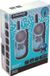 Walkie-talkie pour enfants, portée jusqu'à 1 km, écran LCD, mode jeu pour enfants, lampe de poche, clip de ceinture