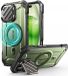 SUPCASE UB Pro MagXT Hoesje Geschikt voor Apple iPhone 16 Pro Max - Back Cover met Camera Protector Kickstand - Compatibel met MagSafe - Extra Camera Bescherming - Groen