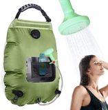 Kongbo RezReady Draagbare Campingdouche – 20L Zonne-energie Douchezak voor Buiten