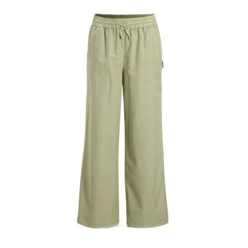 Me & My Monkey wide leg broek lichkhaki