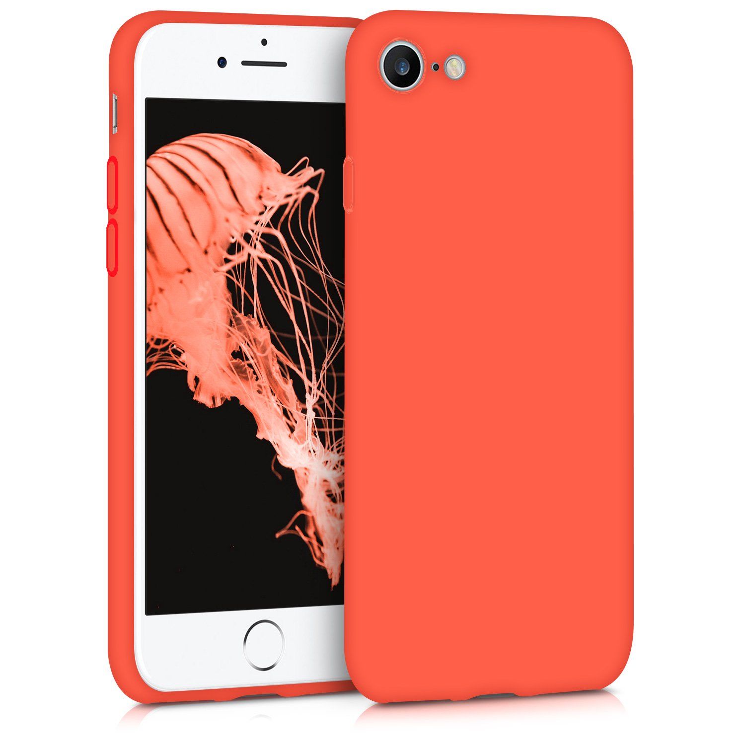 kwmobile iPhone 7/8/SE (2020/2022) Cover - Orange TPU Case