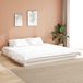 Maison Exclusive - Lit, blanc, 200 x 200 cm, fait de pin massif