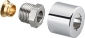 Oventrop Knelkoppeling set (1-voudig) voor Thermostaatventielen E, G 1/2 AG x 15 mm, verchroomd, 1169093