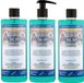Splashbox Cosmetics Douchegel Hamam 500 ml - set van 3 stuks - met gratis pomp - Showergel