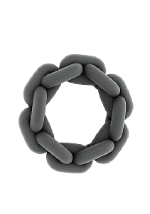 Sono - No.05 - Chain Cockring - Grey