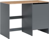 Vicco Wasmachinekast Viktor, Antraciet/Goudkleurig Eiken, 119.6 x 88.2 cm met 1 deur