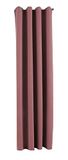 Gardinenbox Newyork Oudroze H x B 225 x 140 cm 1-pack Thermo-gordijn Verduisteringsgordijn Blackout Oogjes Geluidsisolerend Öko-Tex UV-bescherming
