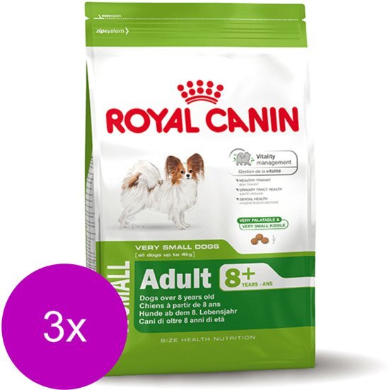 Royal Canin X-Small Adult 8plus - Hondenvoer - 3 x 1.5 kg