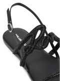 Karl Lagerfeld Olympia Karl Signia Slide Dames Zwart
