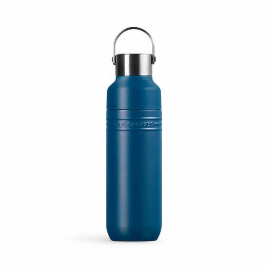 Le Creuset Drinkfles Dubbelwandig On The Go 0,5 Liter Deep Teal