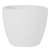 Ter Steege Bloempot - wit - glans - Scandinavisch - 13 x 11 cm - plantenpot