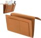 Sac de rangement suspendu sans marque en feutre, convient pour le chevet, à utiliser pour accrocher des poches vides, convient pour ranger téléphones portables, agendas, stylos, magazines, etc. (marron)