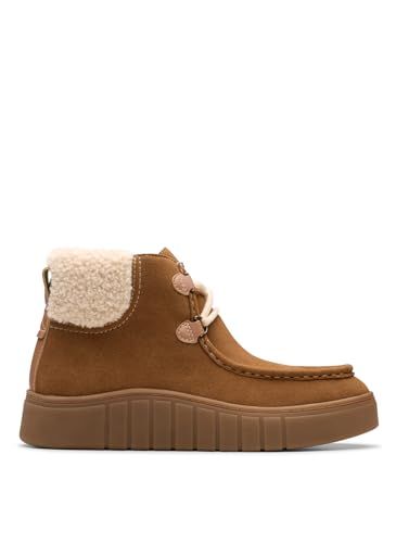 Clarks Mykah Izzy Womens Dark Tan Suede, 6.5