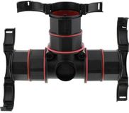 Wiska 10109766 BFT-12-12-12-BK T-verdeler Zwart 1 stuk(s)