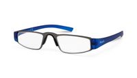 Readr. LIMO Leesbril - Gun/Blauw - +3.50 - Lookover - Lichtmetalen Montuur - Unisex