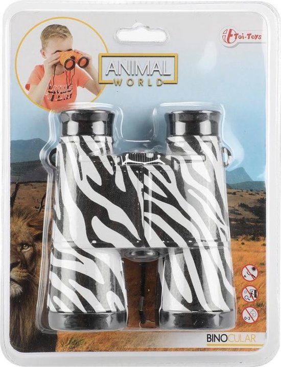 Speelgoed verrekijker voor kinderen zebra print