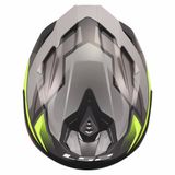 LS2 FF817 Challenger II Viper Casque - Casque intégral - Taille XXL - Gris/Jaune