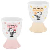 Sheepworld Eierbecher-Set Motiv "Nicht vergessen: Hab Dich lieb!"