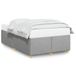 VidaXL Cadre de lit Gris Clair Tissu 120x200 cm