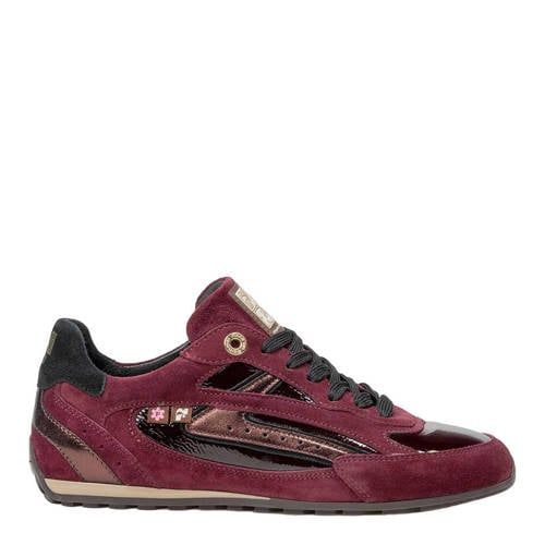 Floris van Bommel Illvi 01.05 leren sneakers - aubergine