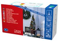 Konstsmide Micro LED lichtketting, mat 80 diodes colorées, 30V extérieur, câble noir - 3811-500