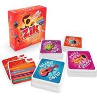 Blackrock Games ZIK - Nieuwe editie – gezelschapsspel – vanaf 10 jaar – neuriën van liedjes – plezier gegarandeerd – ideaal in groepen – sfeerspel vrienden en familie – originele muziekquiz – liedje