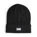 PUMA Ribbed Classic Cuff Beanie Unisex Muts - Zwart - Maat One Size