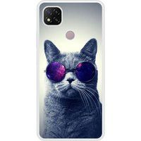 Xiaomi Redmi 9C Chat a lunette Verstevigd hoesje met sublimatie bedrukking