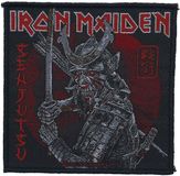 Iron Maiden Senjutsu Unisex Patch - Zwart/Rood