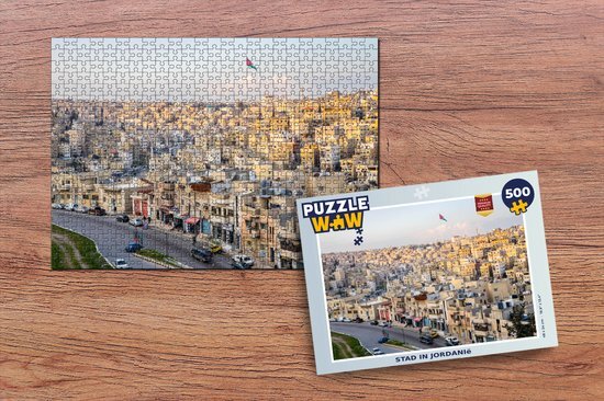 MuchoWow Puzzel Stad in Jordanië - Legpuzzel - Puzzel 500 stukjes