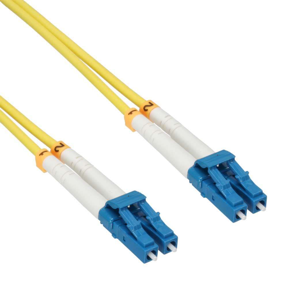 Inline LC/LC Fiber Optic Patch Cable - 10 m