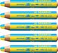 STABILO woody 3 in 1 duo geel/cyaanblauw aquarelpotloden
