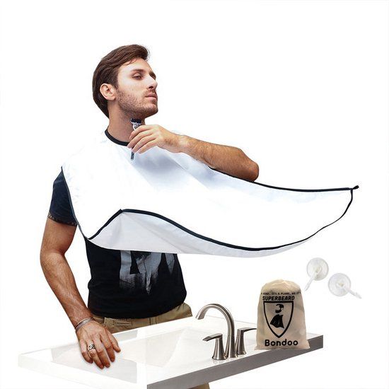 Bondoo Baardschort - Scheerschort - Baard schort - Wit