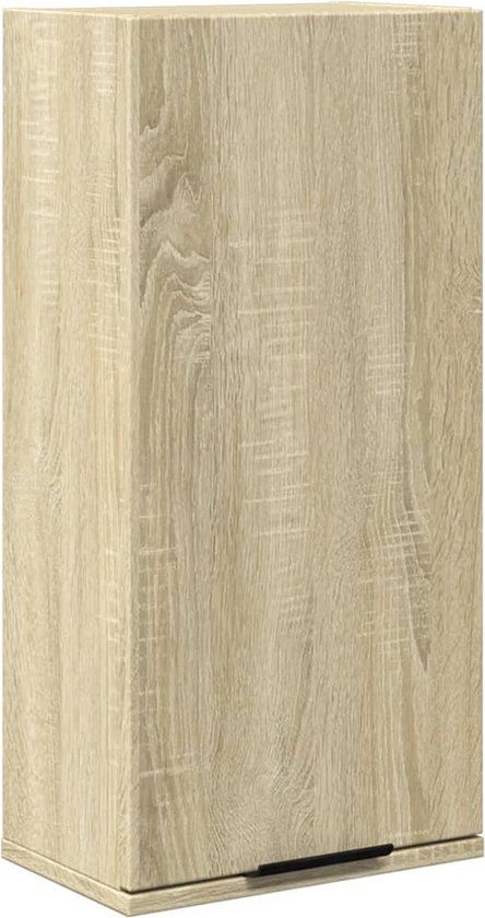 vidaXL Badkamerkast Wandgemonteerd 32x20x67 cm Sonoma Eikenkleurig