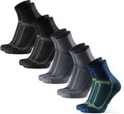 DANISH ENDURANCE Hardloopsokken voor Lange Afstanden - Blarenbescherming - Unisex - 5 paar - 43-47