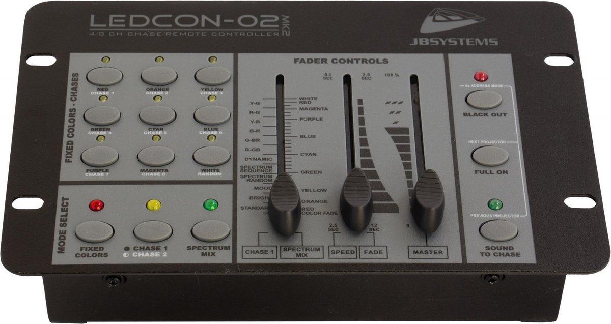 JB Systems LEDCON-02 Mk2 controller - LED controller - zwart, grijs