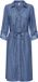 ONLY ONLCHARIS LIFE LS BEL SHIRT DRESS CC WVN Dames Mini Jurk Lange Mouw Denim S