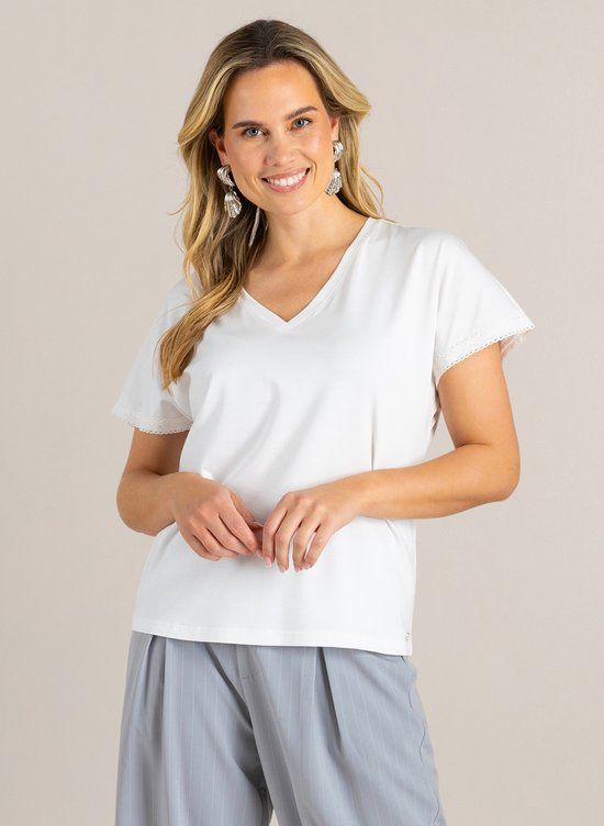 IVY BEAU Gennesis Tops - White - Maat 38